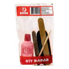 KIT MANICURE RADAR (ACETONA 100ML+PALITO+LIXA)