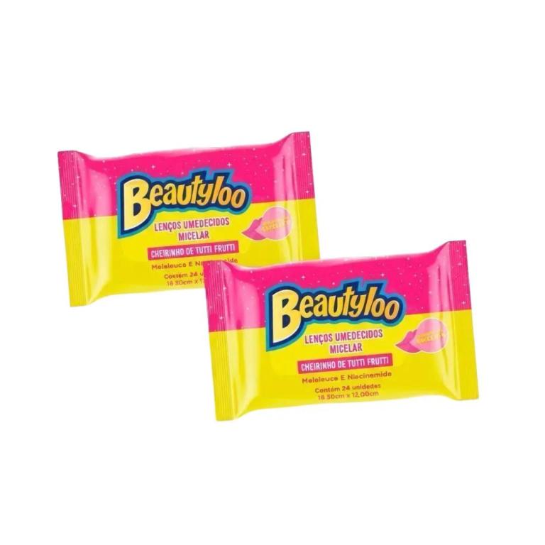 LENÇO DEMAQUILANTE TUTTI FRUTTI BEAUTYLOO