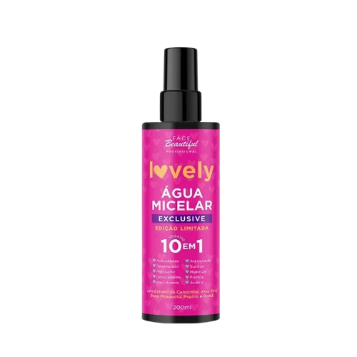 AGUA MICELAR 10 EM 1 LOVELY 200ML