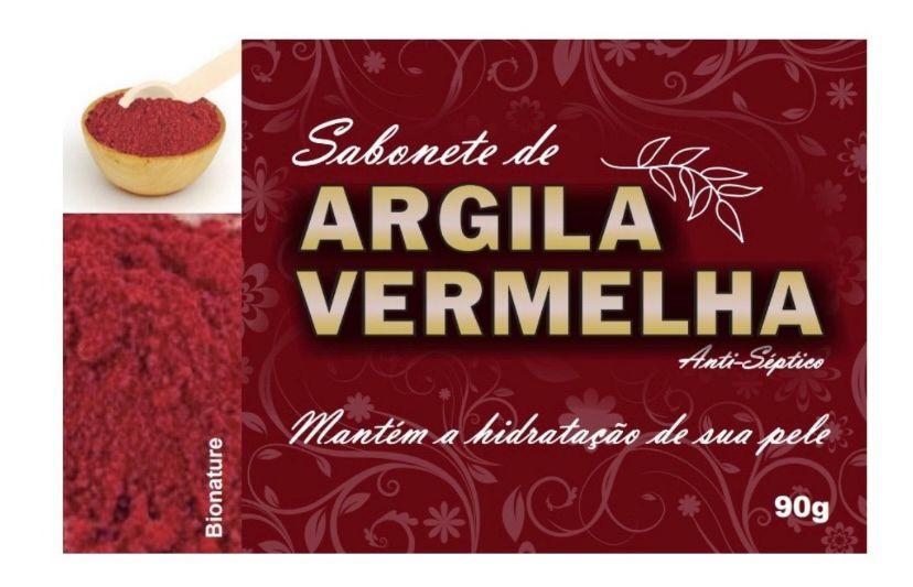SABONETE ARGILA VERMELHA DAMIN 90G