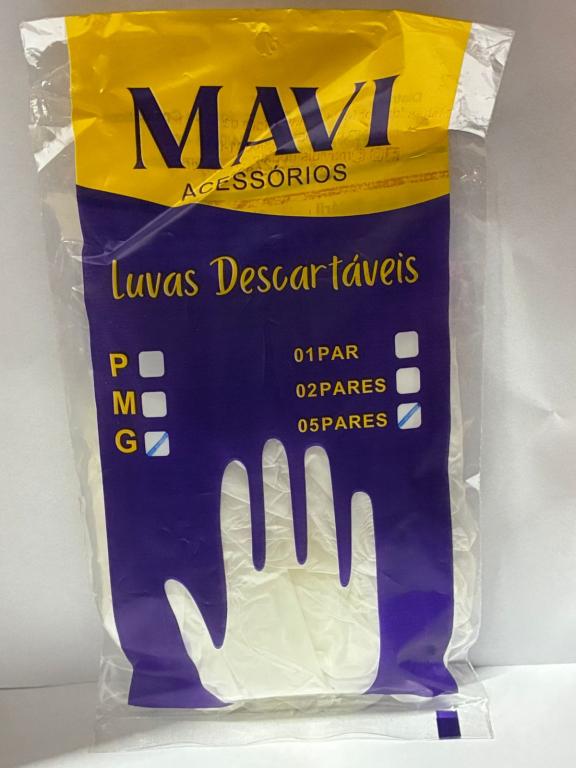 LUVA NITRILICA G C/ 2 PARES