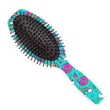 ESCOVA CABELO ALMOFADA OVAL ESTAMPADA