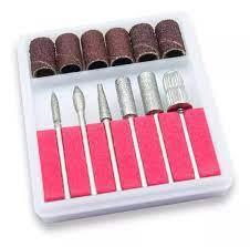 KIT 6 BROCAS+ 6LIXAS REFIL P/MOTOR