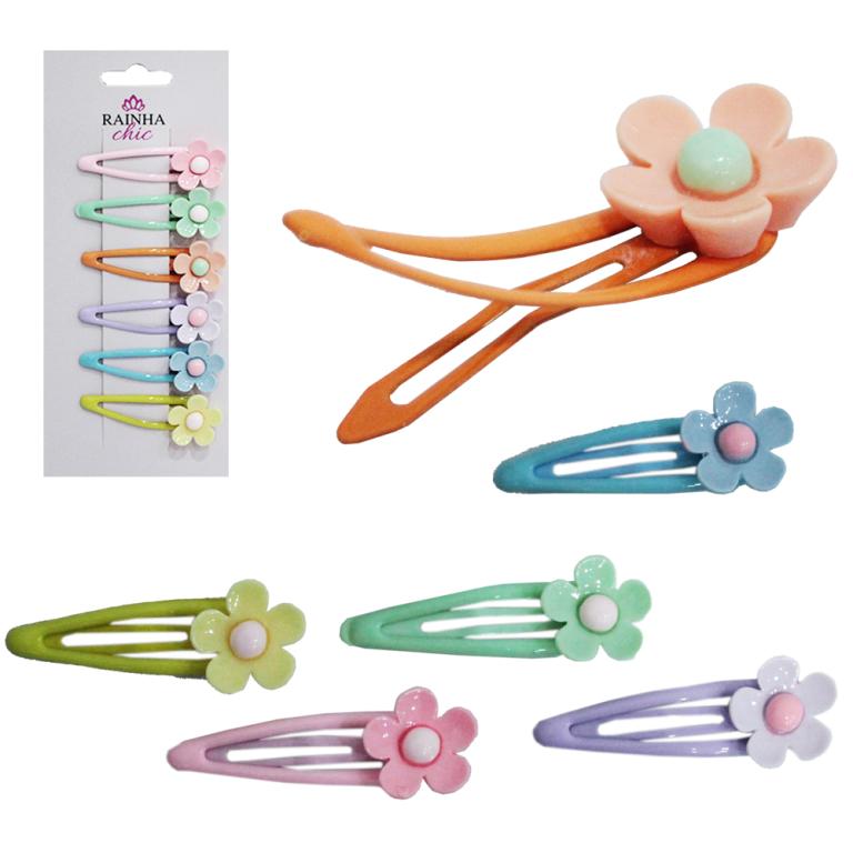 KIT PRESILHA DE CABELO C/6