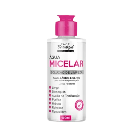 AGUA MICELAR 200ML SOLUÇÃO FACE BEAUTIFUL