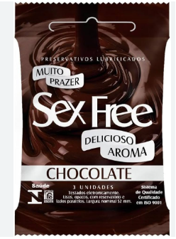 PRESERVATIVO CHOCOLATE SEX FREE