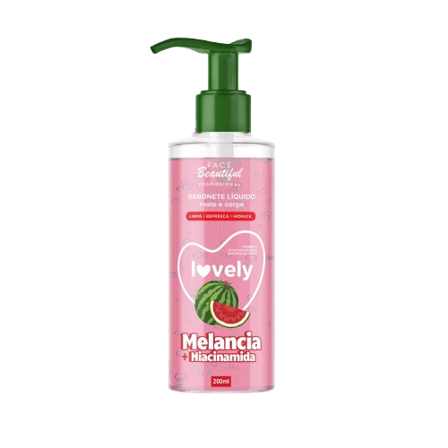 SABONETE LIQUIDO MELANCIA LOVELY 200ML