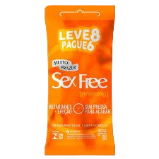 PRESERVATIVO PROLONG SEX FREE LV 8 PG 6