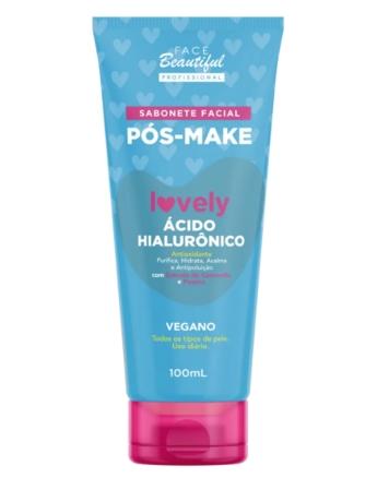 SABONETE FACIAL POS MAKE ACIDO HIALURONICO LOVELY 100ML
