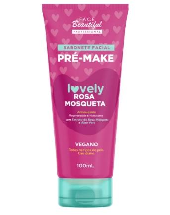 SABONETE FACIAL PRE MAKE ROSA MOSQUETA LOVELY 100ML