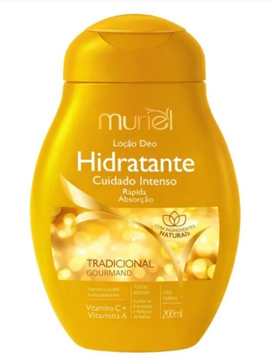 LOÇAO HIDRATANTE TRADICIONAL GOURMA MURIEL 200ML