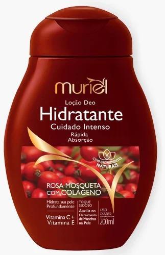 LOÇAO HIDRATANTE ROSA MOSQUETA MURIEL 200ML