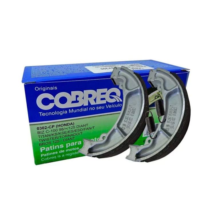 LONA FREIO TRAS/DIANT TITAN/FAN 125-150-160 /DIANT BIZ COBREQ