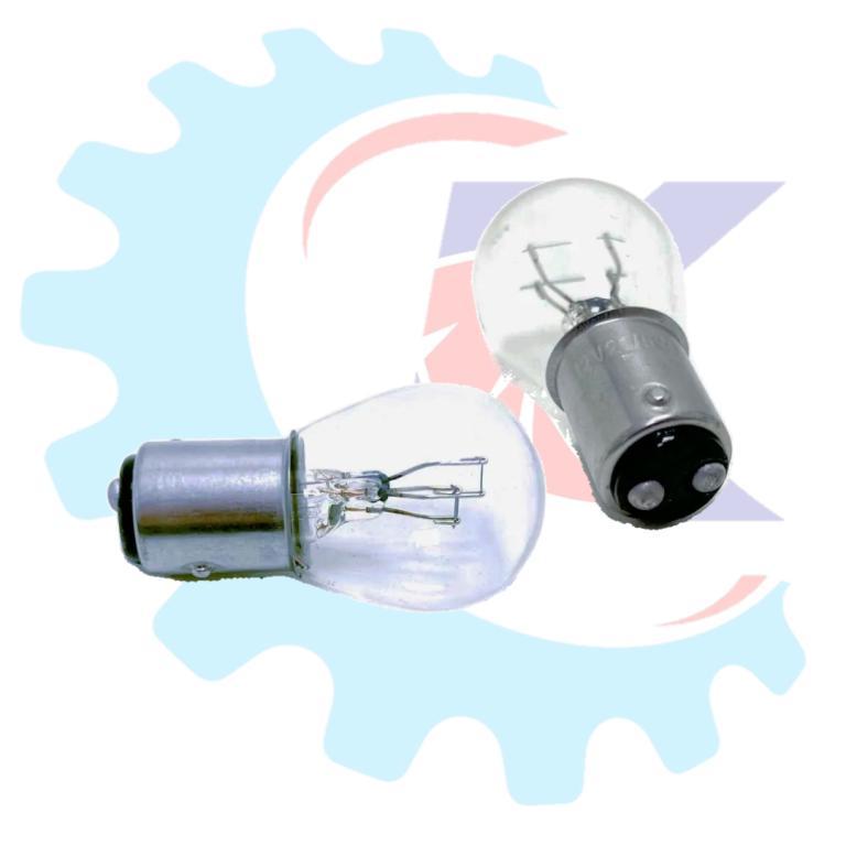 LAMPADA FREIO STOP 12V 21/5W CARRO/MOTO UNIVERSAL CRISTAL/ADAPTAVEL MOTTU SPORT TVS 110 23 EMBUS