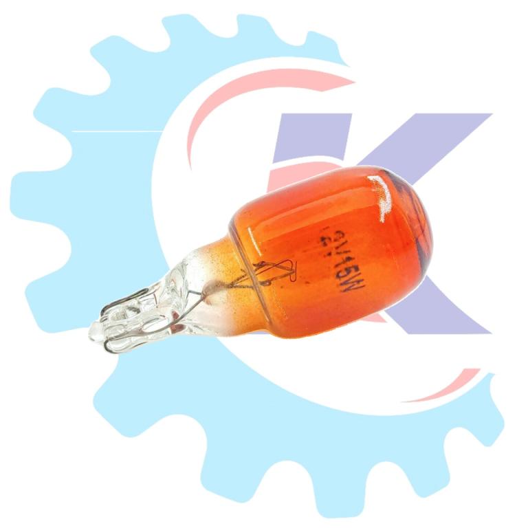 LAMPADA PISCA ESMAGADA 12V 15W KS/ES/TITAN 150 AMARELA/ADAPTAVEL MOTTU SPORT TVS 110i 23 EMBUS