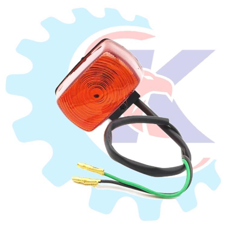 PISCA COMPLETO XLR 125/XR 200/NXR BROS 03-12/POP 100 07-15 LENTE AMARELO ''U1º'' EMBUS