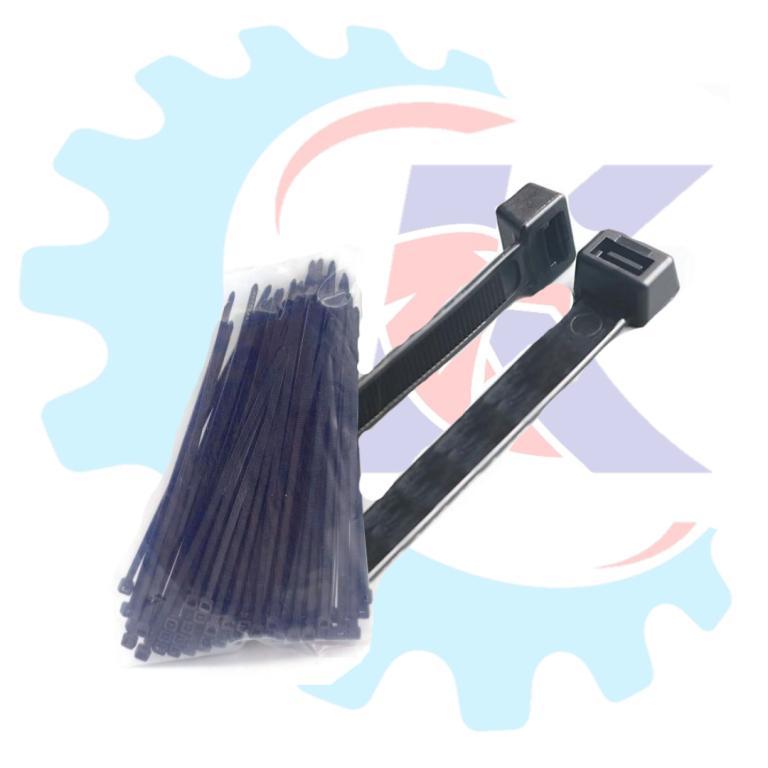 ABRACADEIRA NYLON PRETO 140mm X 3,5mm EMBALAGEM C/100 unidades EMBUS