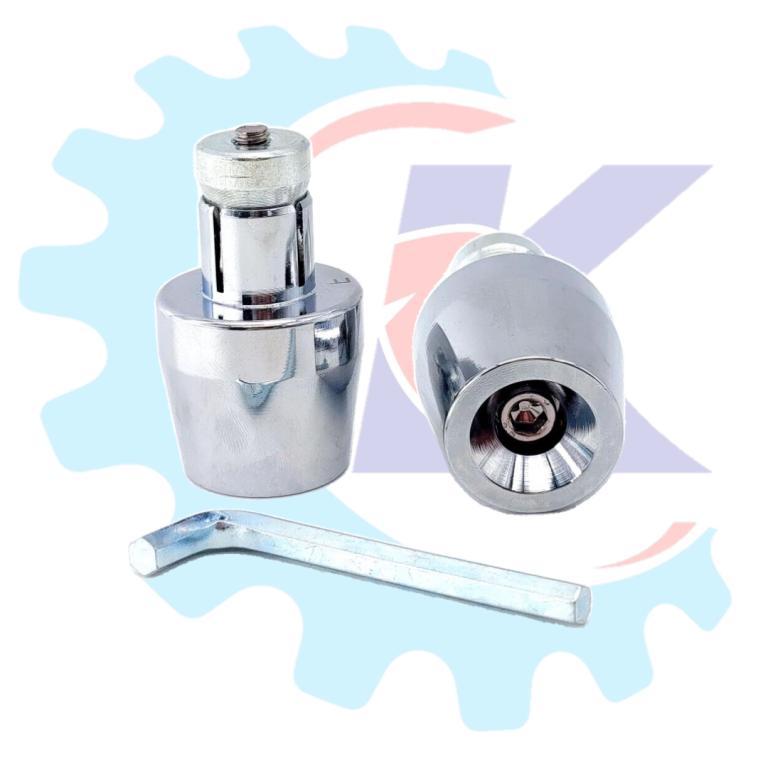 PESO GUIDAO FERRO PCX 150 CROMADO C/BUCHA AUTOFIX UNIVERSAL (ADAPTAVEL HONDA/YAHAMA) EMBUS