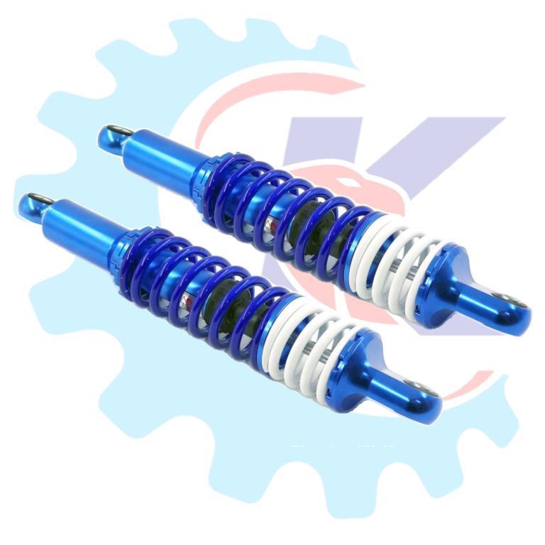 AMORTECEDOR ALUMINIO AZUL MOLA BRANCA TITAN/FAN 125-150-160/YBR 125/FACTOR 125 EMBUS