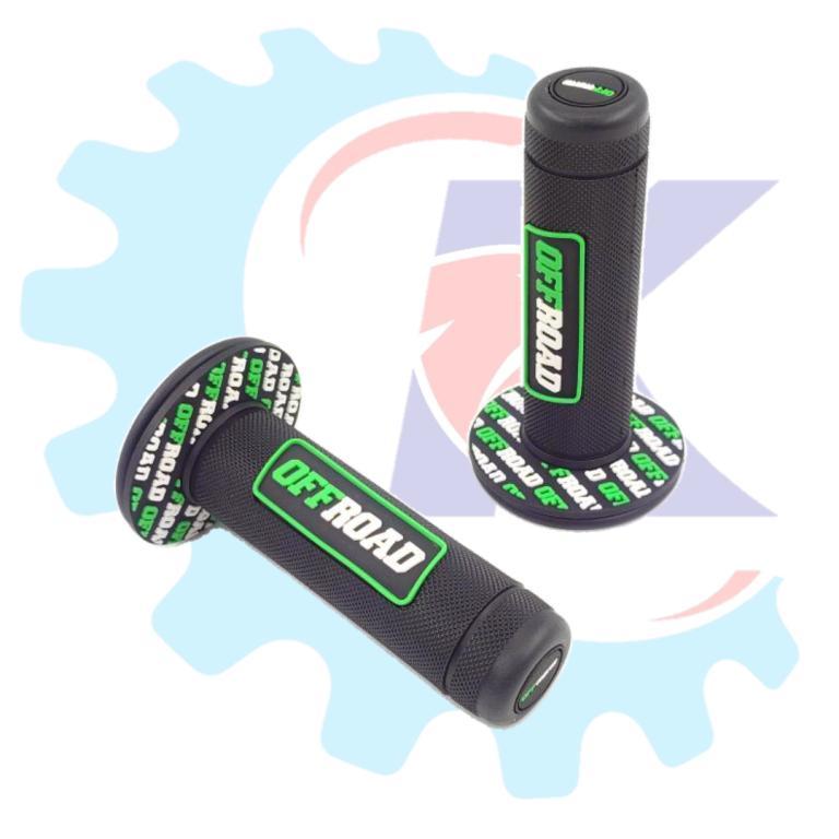 MANOPLA OFF ROAD CRF 230/NXR BROS/XRE 300/XTZ/NX/XR/XLR VERDE/PRETO EMBUS