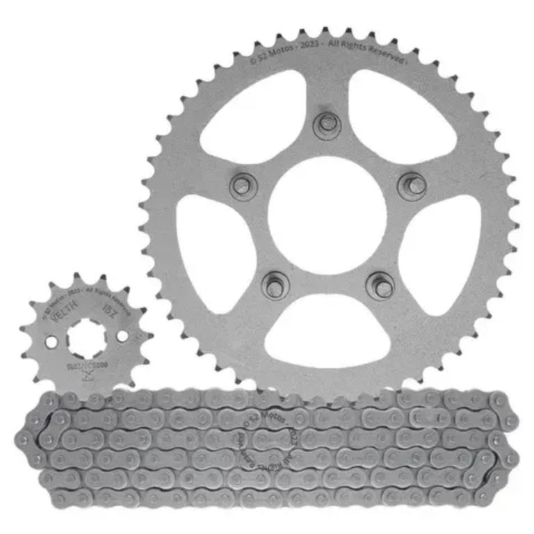 KIT TRANS XLR 125 97/02 (50T 14T 428H 126L) DOMINATOR
