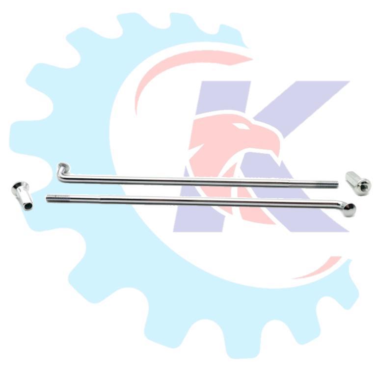 RAIO 4.00 MM CROM DIANT/TRAS TITAN/FAN 150 04-15/START 160 16-23/FAN 125 09-17 F. TAMBOR ILLION