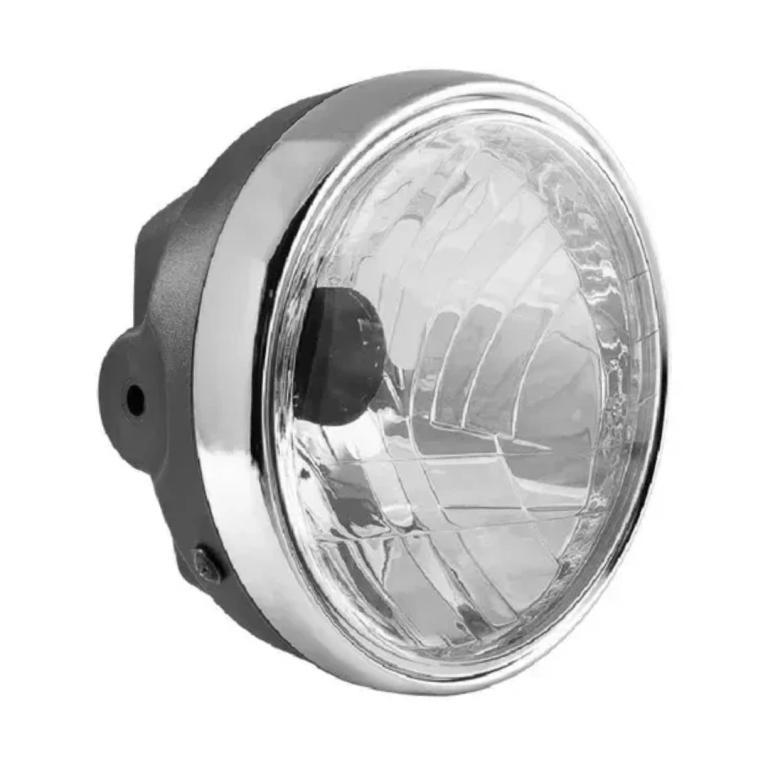 FAROL COMPL TITAN/FAN 125 2012 ES/KS S/LAMP CROMADO PROJECAO