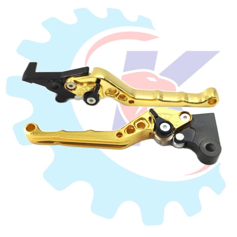 MANETE ALUMINIO C/REG TITAN-ES/150ESD FREIO DISCO DOURADO EMBUS