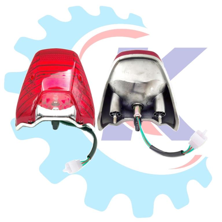 LANTERNA TRASEIRA TITAN 150 04-08/FAN 125 09-13/NXR 150 09-13 VERMELHA COM CHICOTE EMBUS