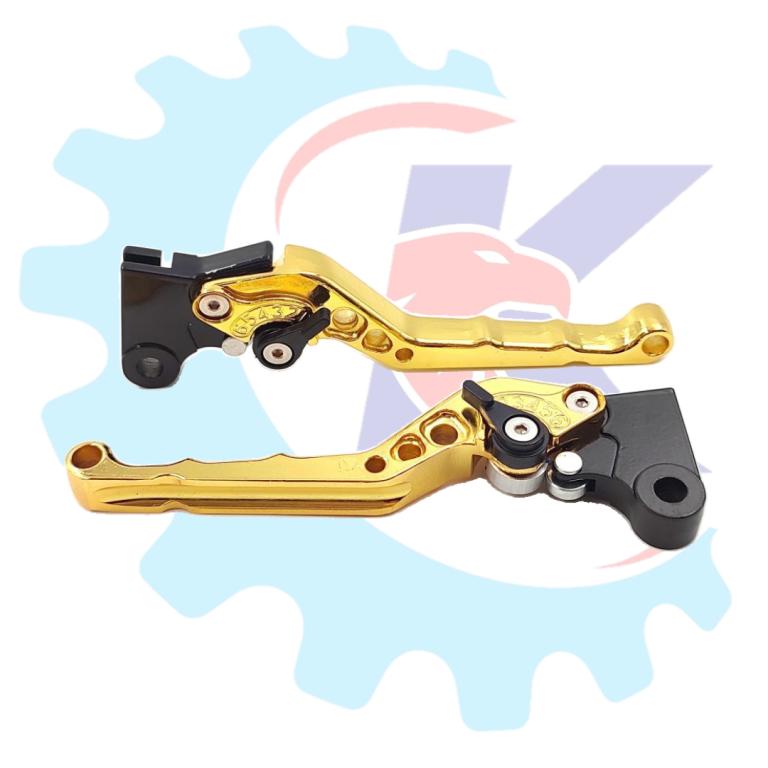 MANETE ALUMINIO C/REG TITAN-99/KS/FAN/TITAN-150 KS FREIO LONA DOURADO EMBUS