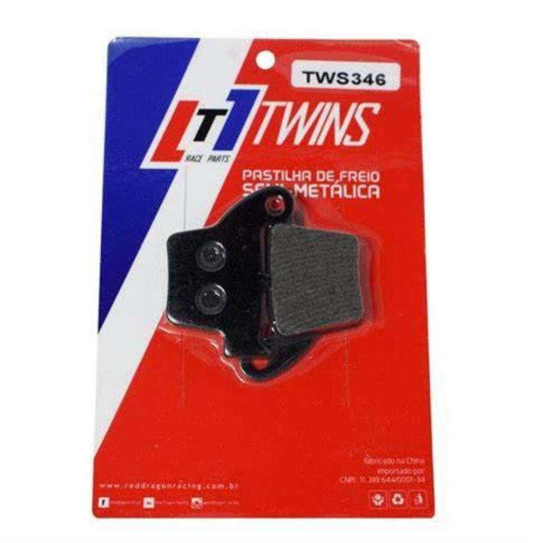 PASTILHA TRAS CRF 250F 18-24 250/450 CR SEMI-METALICA RED.DRAGON