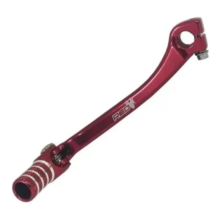 PEDAL CAMBIO XR 250 TORNADO VERM ALUMINIO RED DRAGON