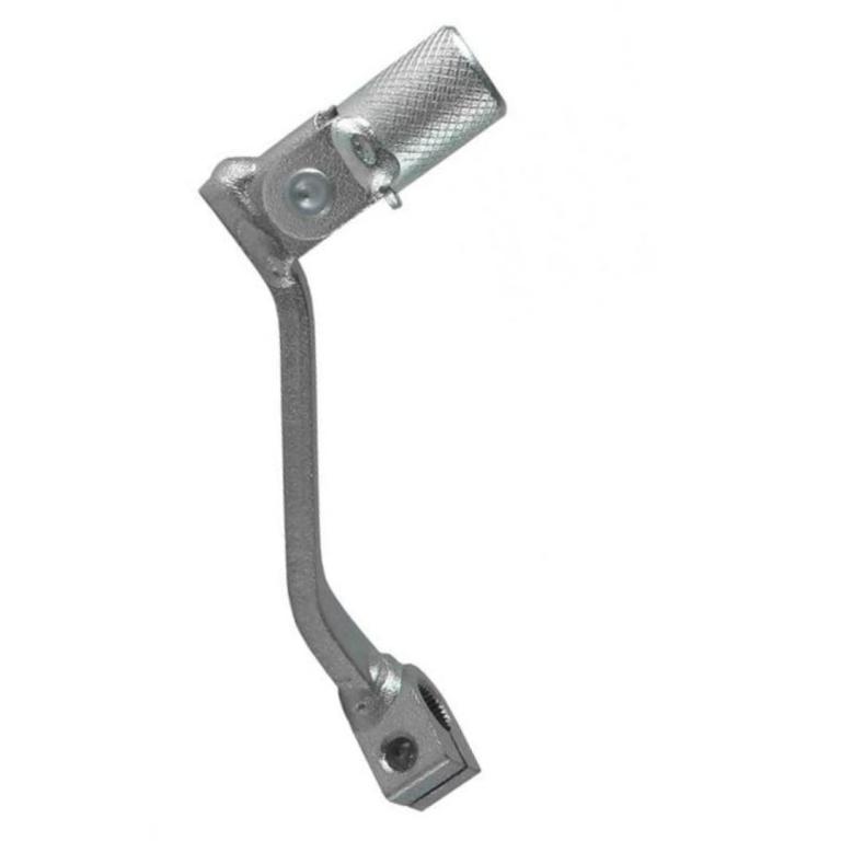 PEDAL CAMB CRF 230 07- ACO PRATA RED DRAGON