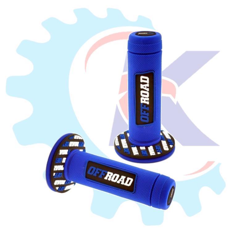 MANOPLA OFF ROAD CRF 230/NXR BROS/XRE 300/XTZ/NX/XR/XLR AZUL EMBUS