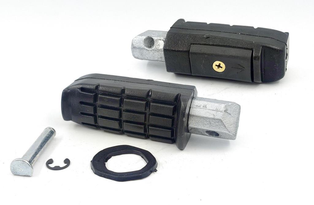 PEDALEIRA TRASEIRA DIREITA COMPLETA CBX 250 01-08 TWISTER/CB 300R/CBX 200 STRADA (BASE ALUMINIO) EMBUS