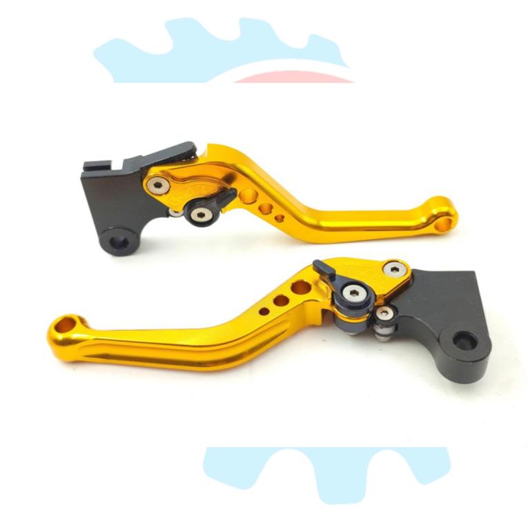 MANETE ANODIZADO REG. TITAN-99/KS/FAN/TITAN-150KSL FREIO LONA DOURADO
