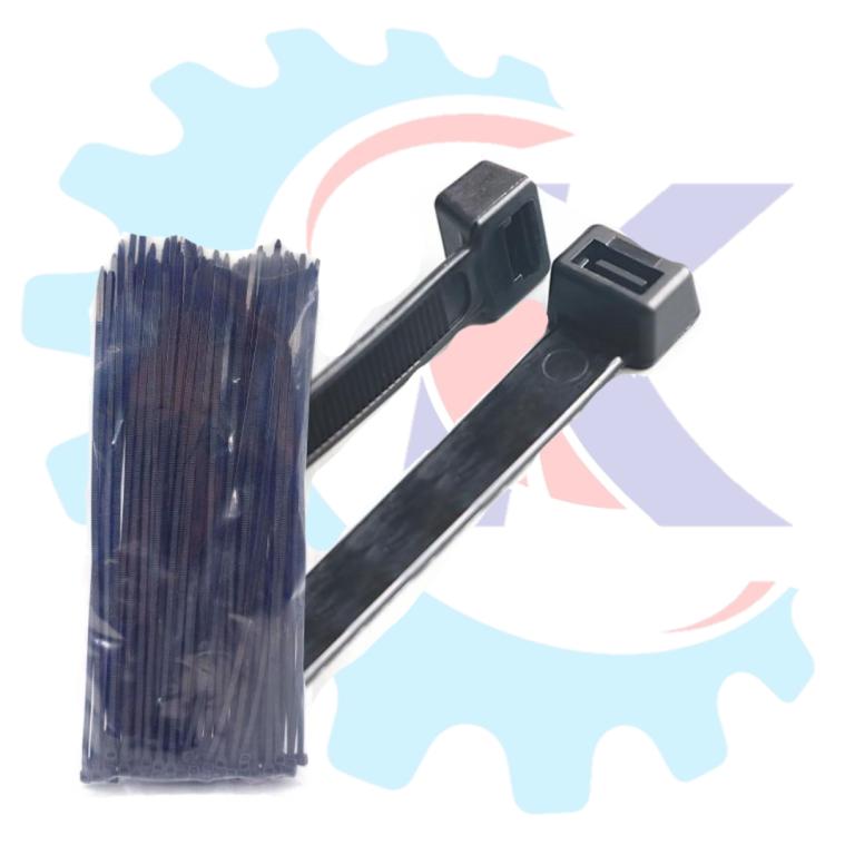 ABRACADEIRA NYLON PRETO 250mm X 3,6mm EMBALAGEM C/100 unidades EMBUS