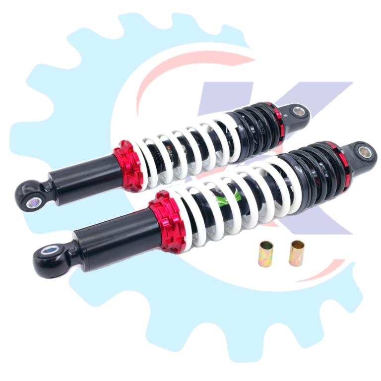 AMORTECEDOR ALUMINIO PRETO MOLA BRANCA TITAN/FAN 125-150-160/YBR 125/FACTOR 125 EMBUS