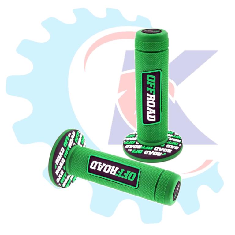 MANOPLA OFF ROAD CRF 230/NXR BROS/XRE 300/XTZ/NX/XR/XLR VERDE EMBUS