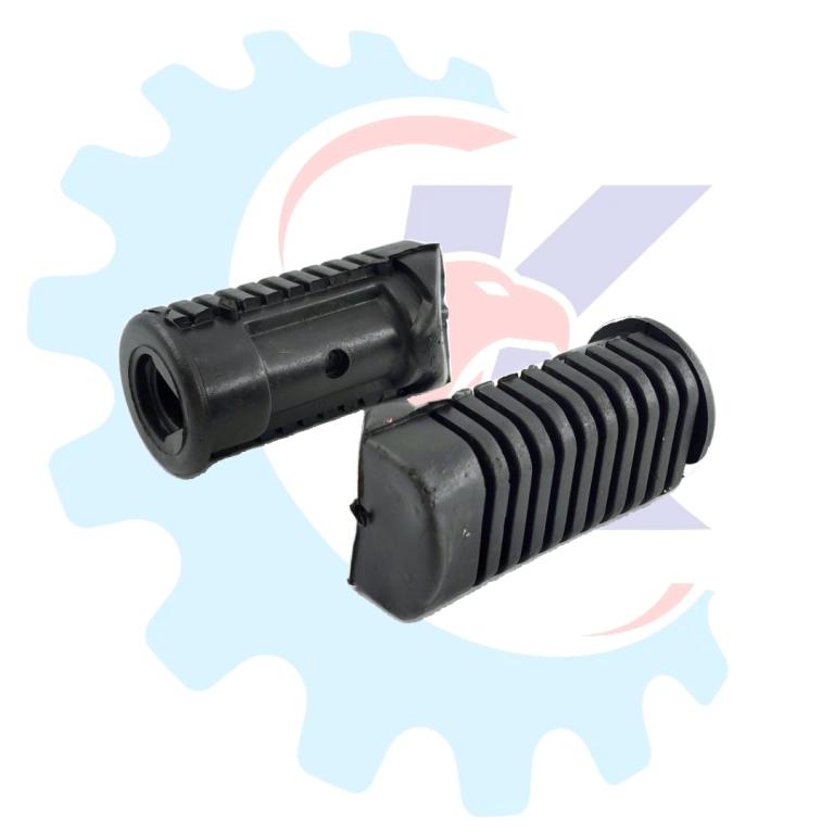 BORRACHA ESTRIBO DIANTEIRO TITAN/KS/ES/FAN 125 00-08 ''U1º''
