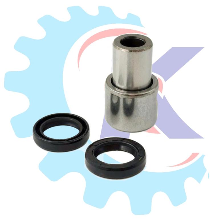 BUCHA AMORTECEDOR NXR 125-150-160 03-24/XRE 190 16-24 INFERIOR COM ROLAMENTO AGULHA EMBUS
