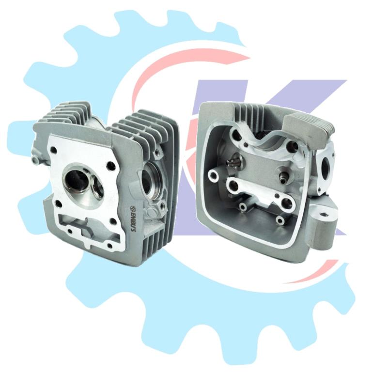 CABECOTE MOTOR NXR 150 06-08 C/GUIAS VALVULA E FURO DE CATALIZADOR EMBUS