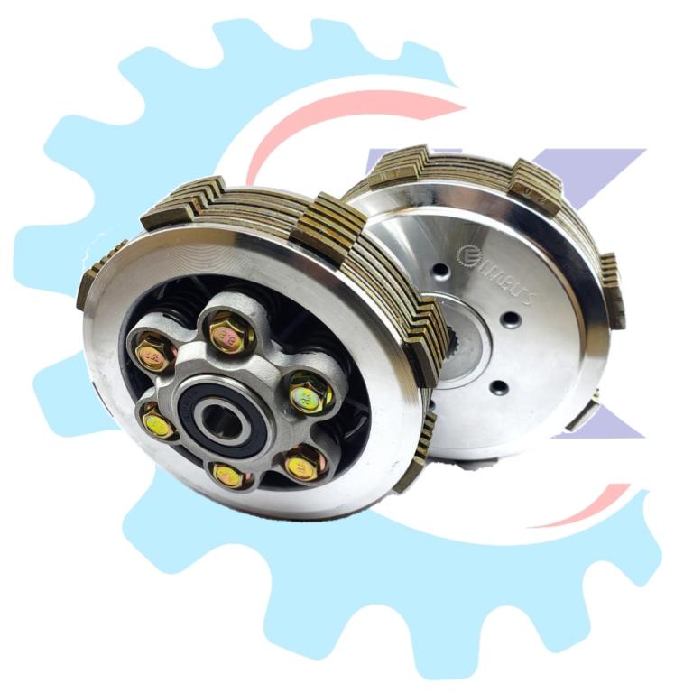 EMBREAGEM COMPLETA COMPETIÇÃO TITAN/FAN 150 04-15/FAN 125 09-18/TITAN/FAN/START 160 16-24 /NXR 150 06-15 6 DISCO