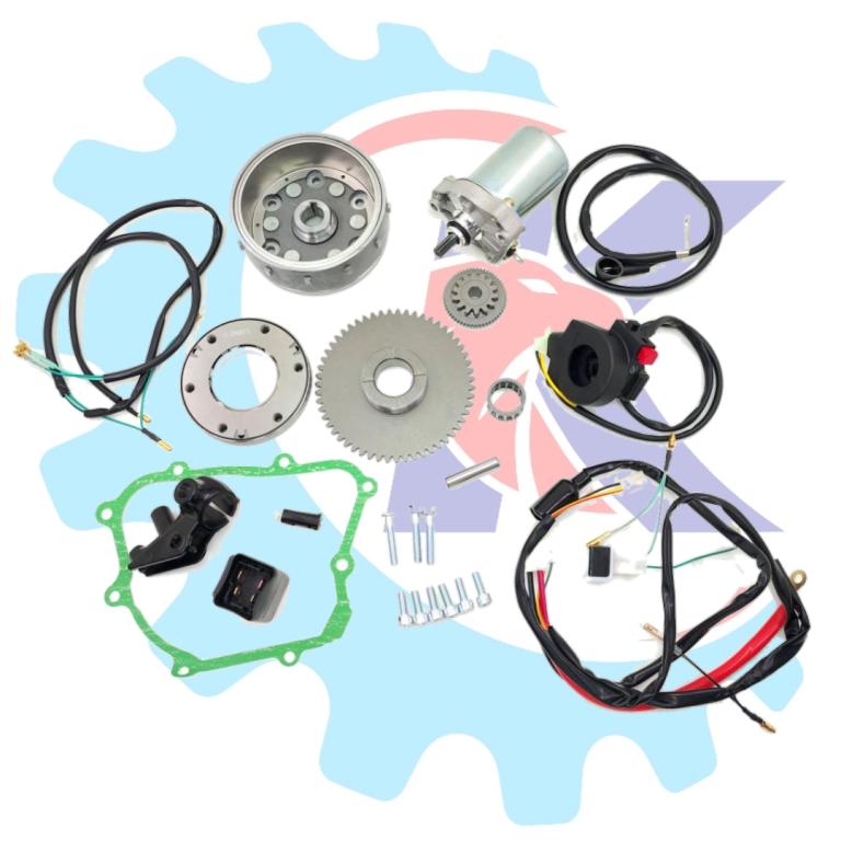 KIT PARTIDA ELETRICA MOTOR POP 110i 16-24 (17-peças) EMBUS