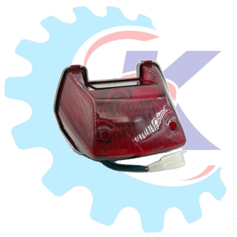 LANTERNA TRASEIRA NXR 125-150 03-08/XR 250 02-08 TORNADO VERMELHA COM CHICOTE EMBUS