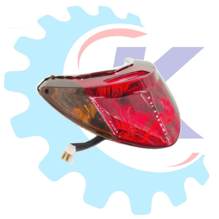 LANTERNA TRASEIRA TITAN 150/FAN 150 MIX 09-13 VERMELHA COM CHICOTE EMBUS