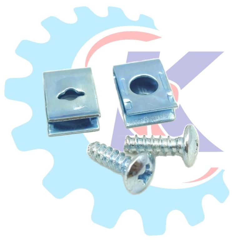 PARAF e PRESILHA 4x12MM AUTO-TARRAXA/CAREN FARAOL e RABETA FAN/TITAN/START 150-160 14-24/PCX 150 ZINCADO EMBUS