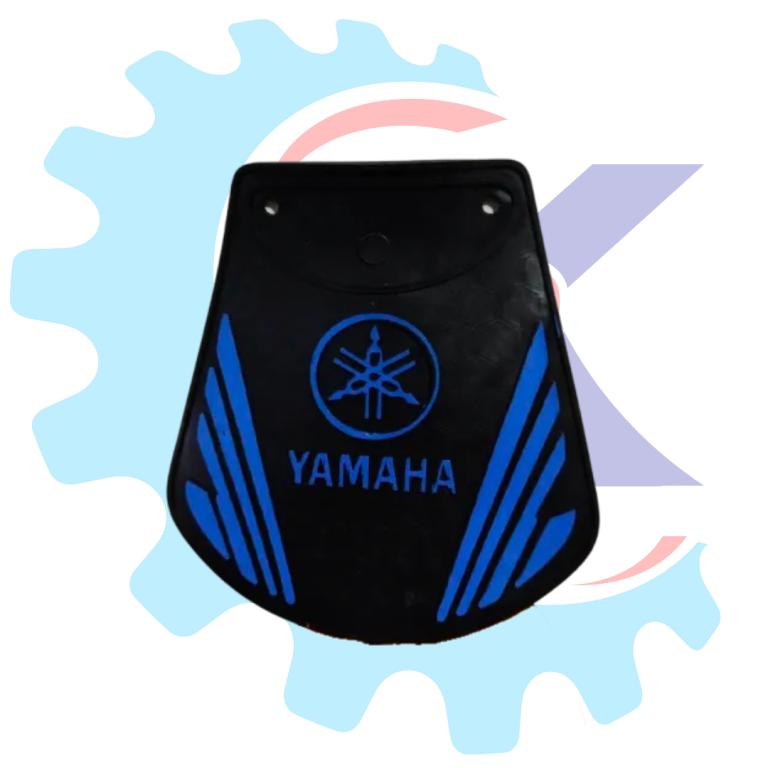 LAMEIRA DIANTEIRA UNIVERSAL 16CM X 17CM / AZUL / BORRACHA / YAMAHA RR RACING