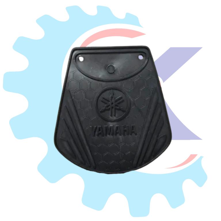 LAMEIRA DIANTEIRA UNIVERSAL 16CM X 17CM / PRETO / BORRACHA / YAMAHA RR RACING