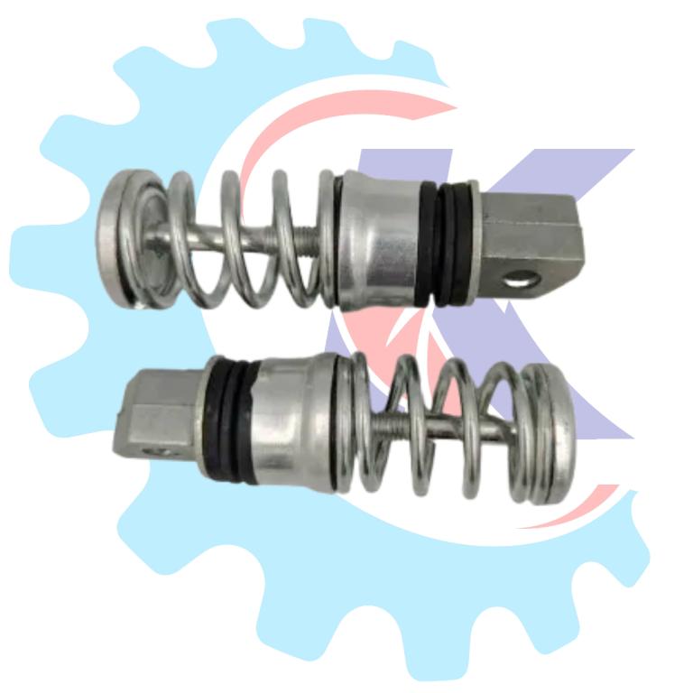 PEDALEIRA TRAS ESPORTIVA PRATA ALUMINIO RR RACING